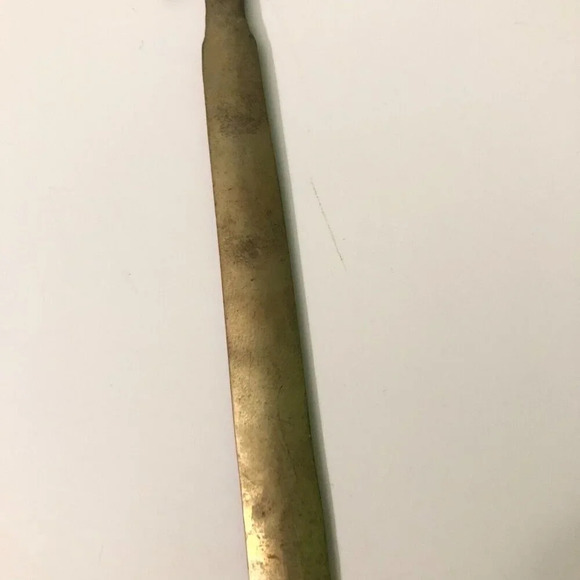 Vintage Brass Canadian Maple Leaf Letter Opener 7.5 Inch Long - Picture 3 of 14